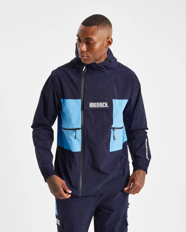 Hoodrich OG Cript Woven Track Top Navy/Azure/White