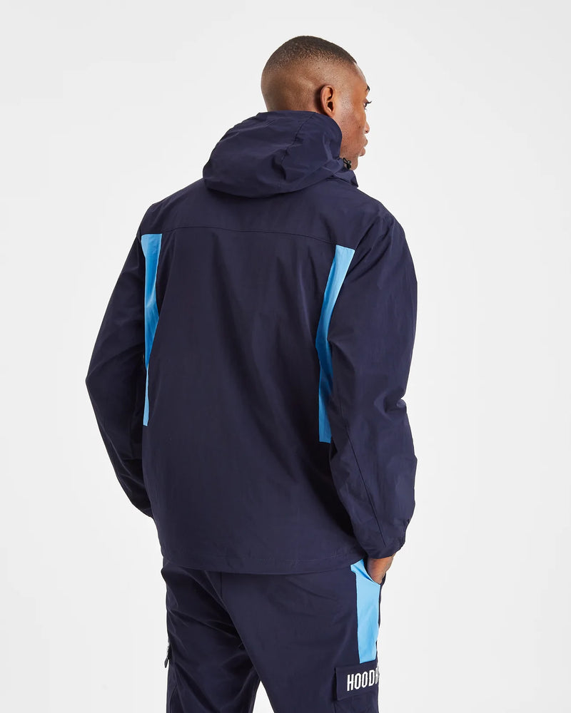 Hoodrich OG Cript Woven Track Top Navy/Azure/White
