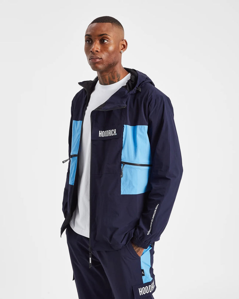 Hoodrich OG Cript Woven Track Top Navy/Azure/White