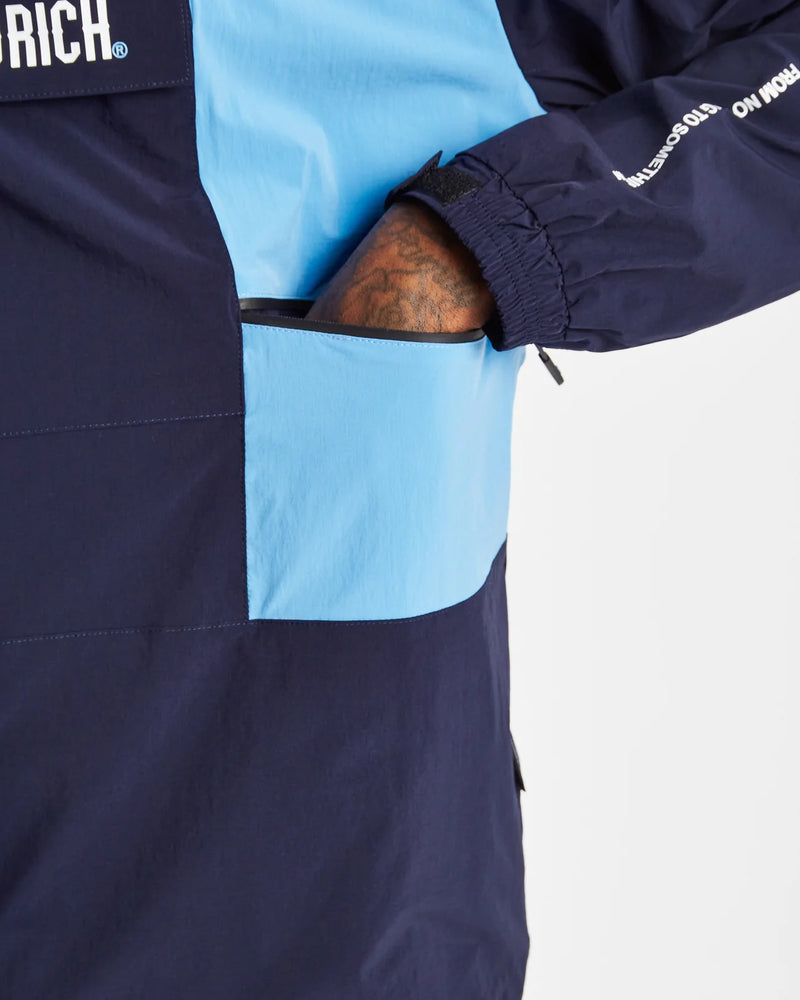 Hoodrich OG Cript Woven Track Top Navy/Azure/White