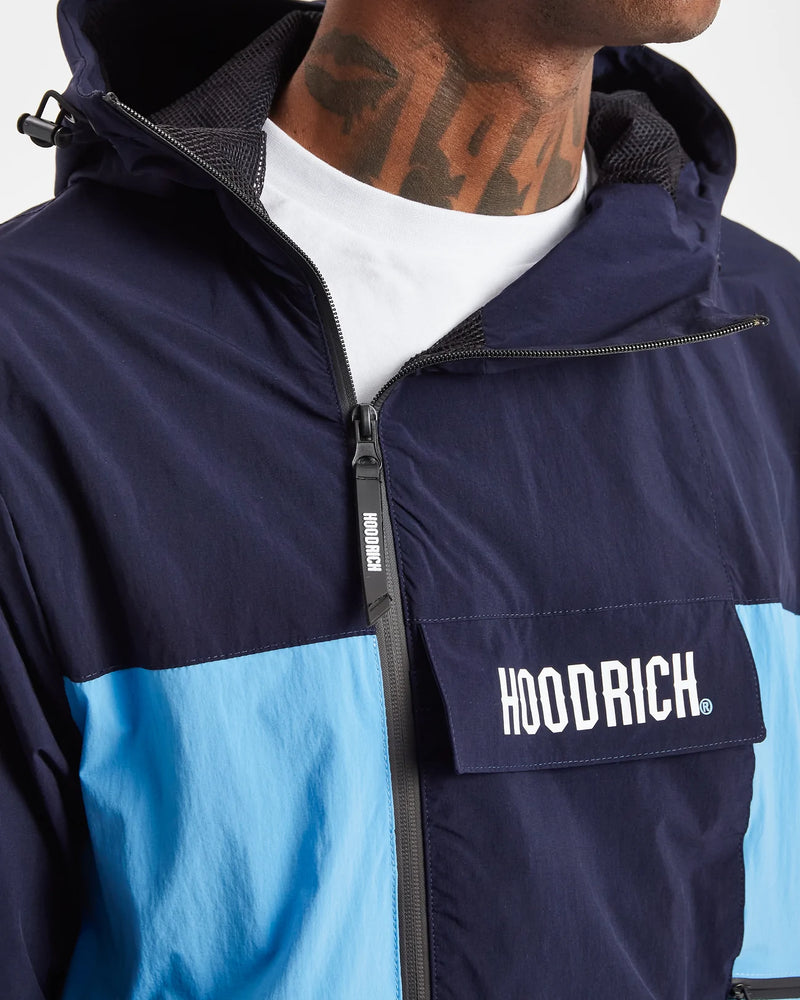 Hoodrich OG Cript Woven Track Top Navy/Azure/White