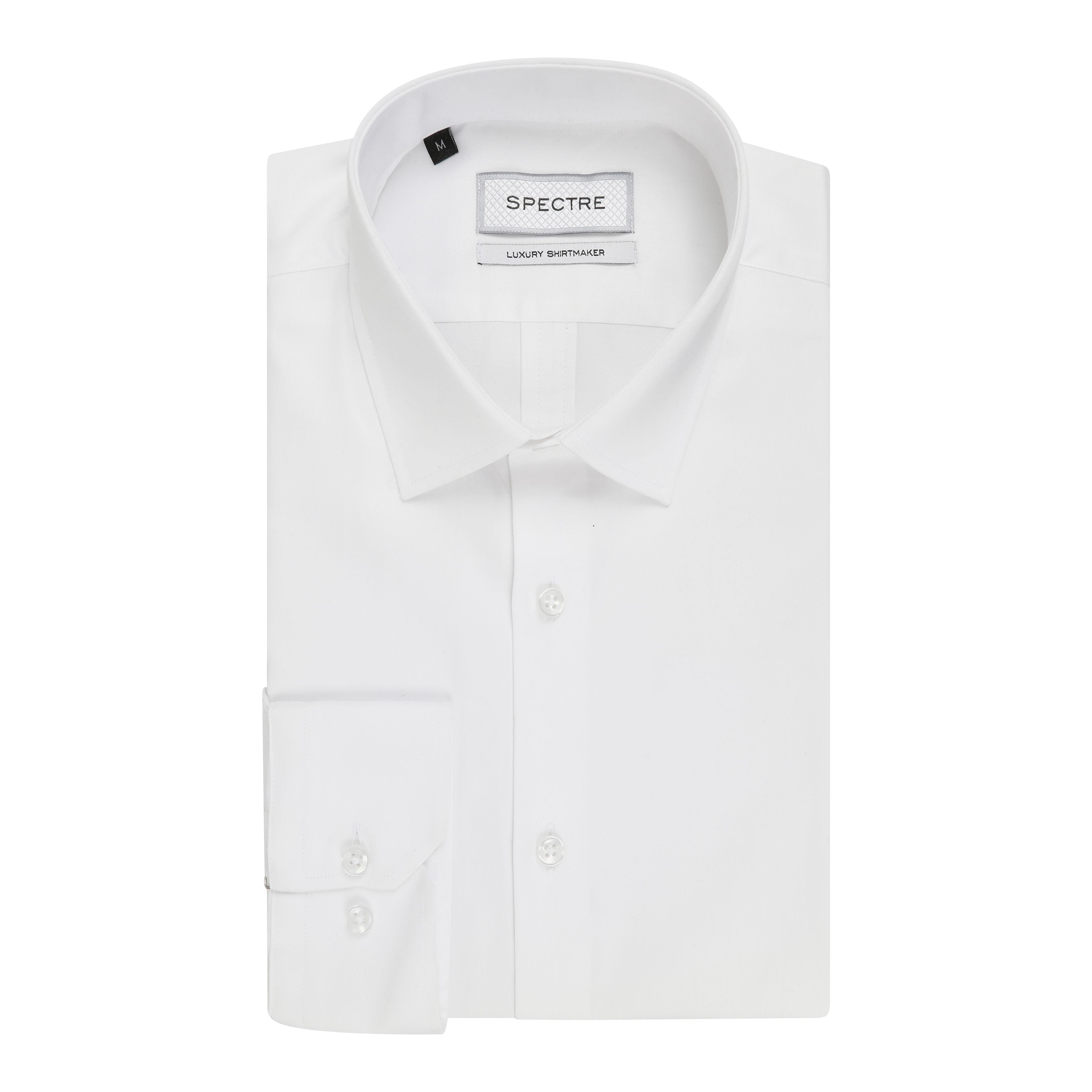 SPECTRE LUXURY SHIRTMAKER - JACOB SHIRT - WHITE