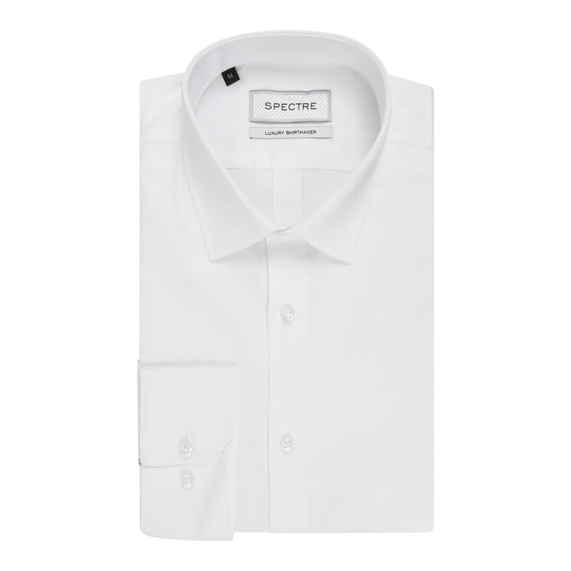 SPECTRE LUXURY SHIRTMAKER - JACOB SHIRT - WHITE