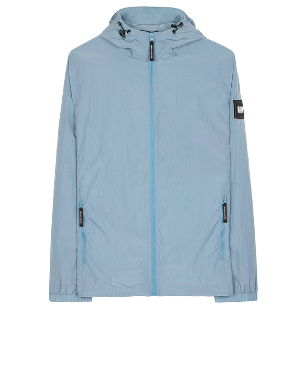 Weekend Offender Technician Windbreaker jacket with face mask - SLATE BLUE