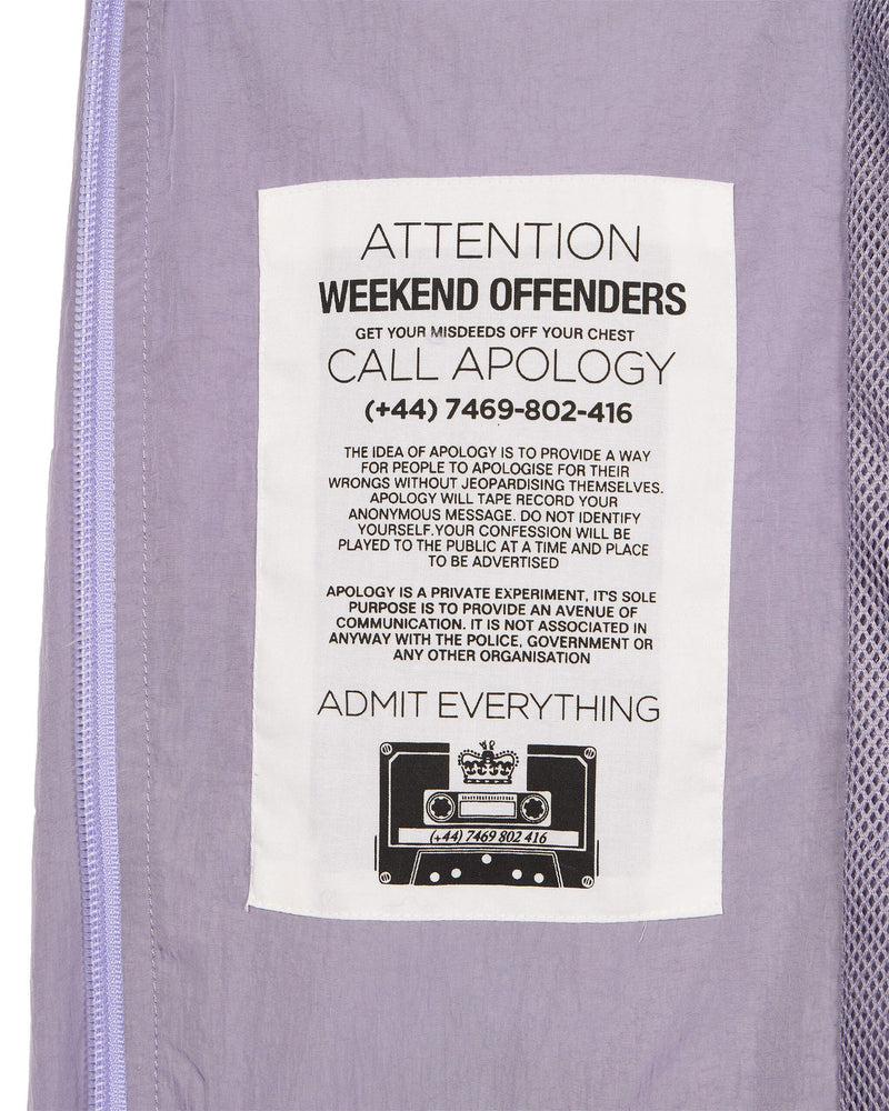 Weekend Offender Technician Windbreaker jacket with face mask - WISTERIA