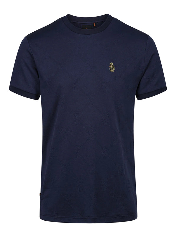 Luke Nicholson classic crew neck t-shirt - NAVY