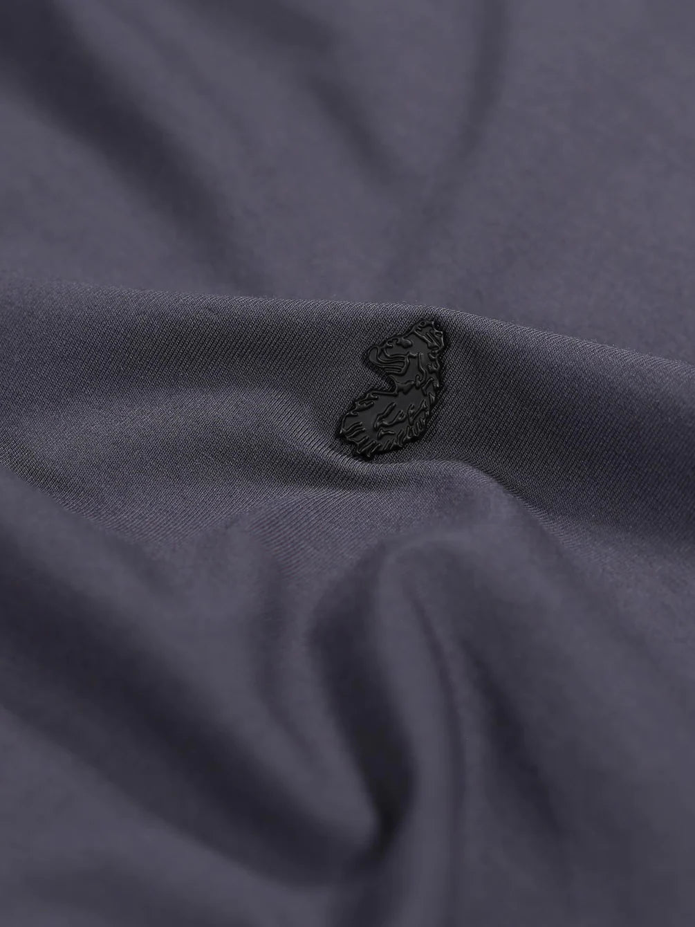 Luke essential crew neck t-shirt black lion rivet Shanghai - CHARCOAL