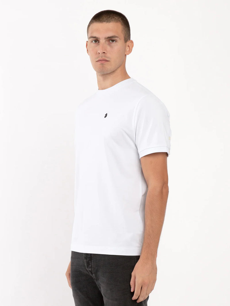 Luke essential crew neck t-shirt black lion rivet Shanghai - WHITE