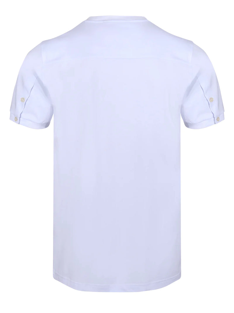 Luke essential crew neck t-shirt black lion rivet Shanghai - WHITE