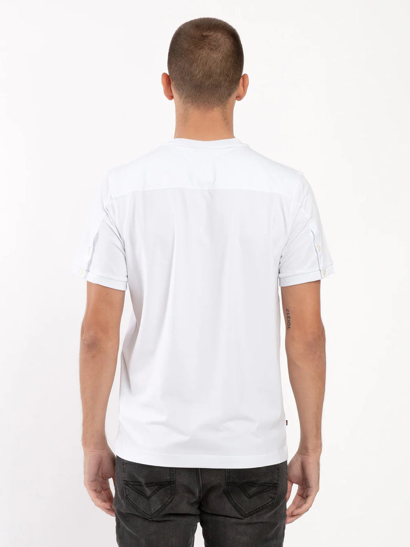 Luke essential crew neck t-shirt black lion rivet Shanghai - WHITE