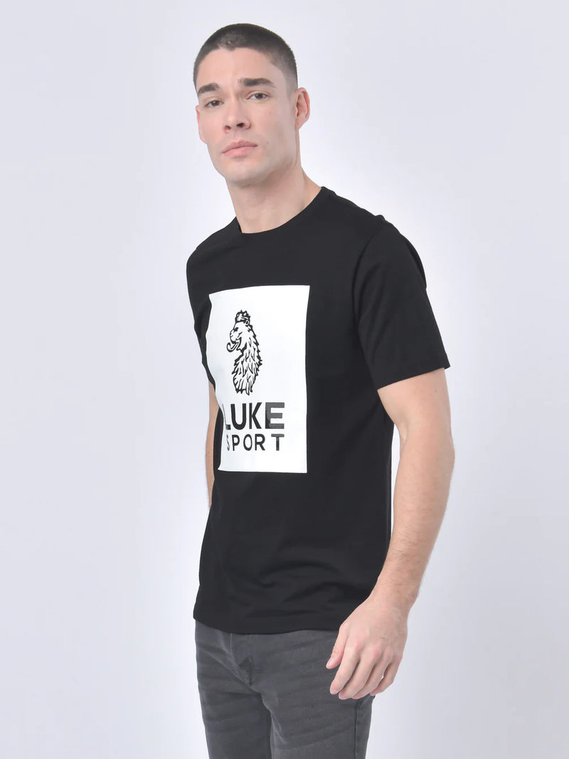 Luke Rgp classic crew neck Tee Shirt - BLACK