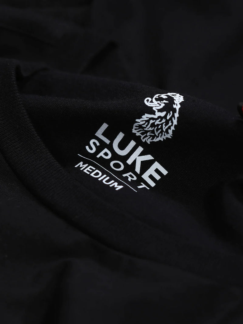 Luke Rgp classic crew neck Tee Shirt - BLACK