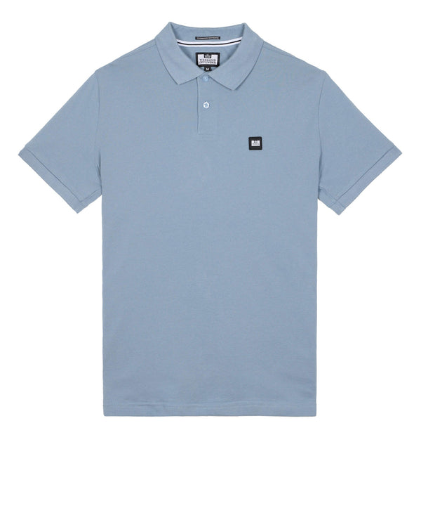 Weekend Offender Caneiros Badge Polo shirt - SLATE BLUE