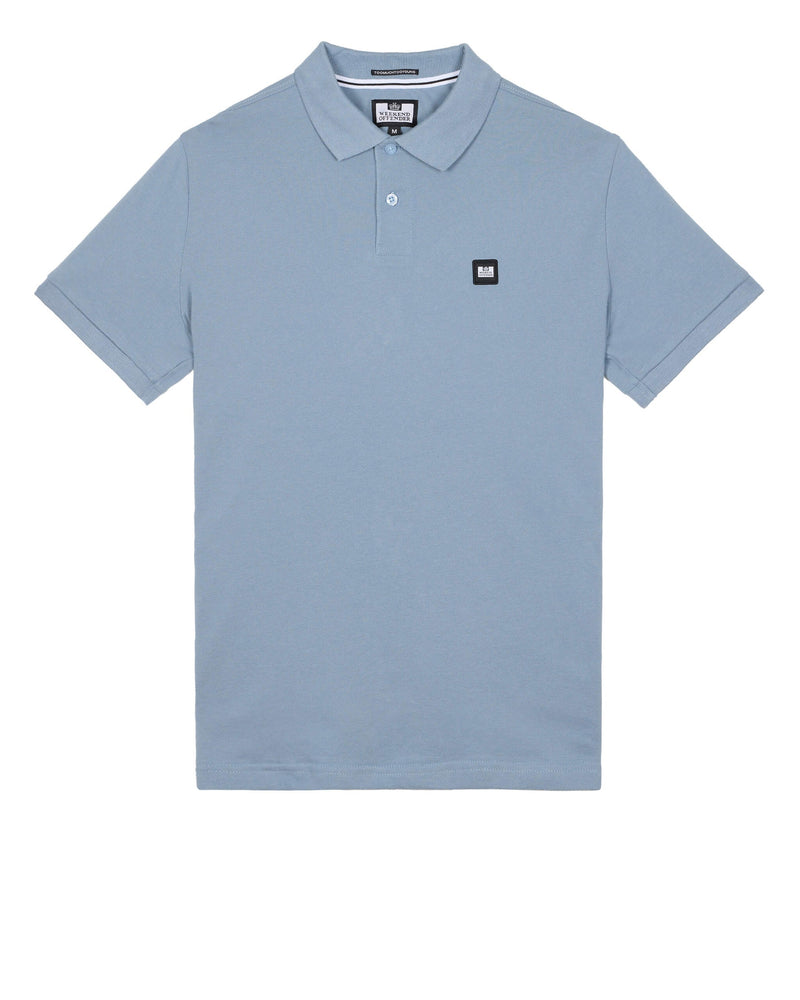 Weekend Offender Caneiros Badge Polo shirt - SLATE BLUE