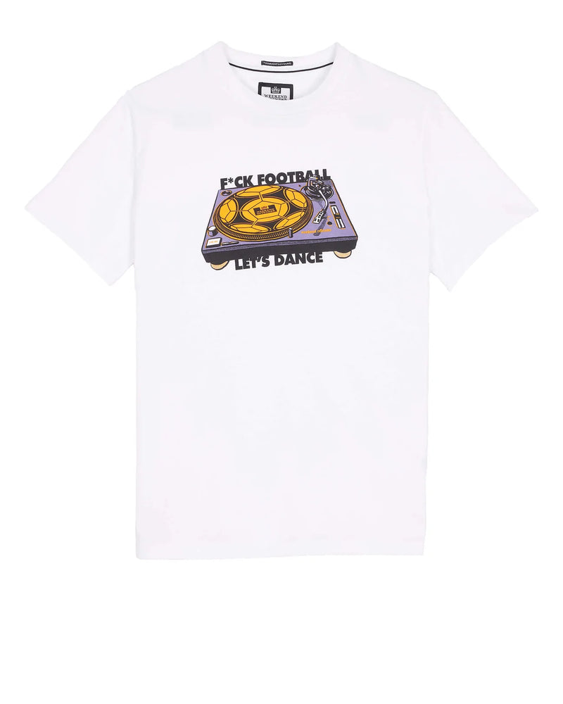 Weekend Offender Lets Dance Hooligans T-Shirt - WHITE