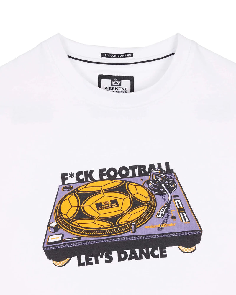 Weekend Offender Lets Dance Hooligans T-Shirt - WHITE