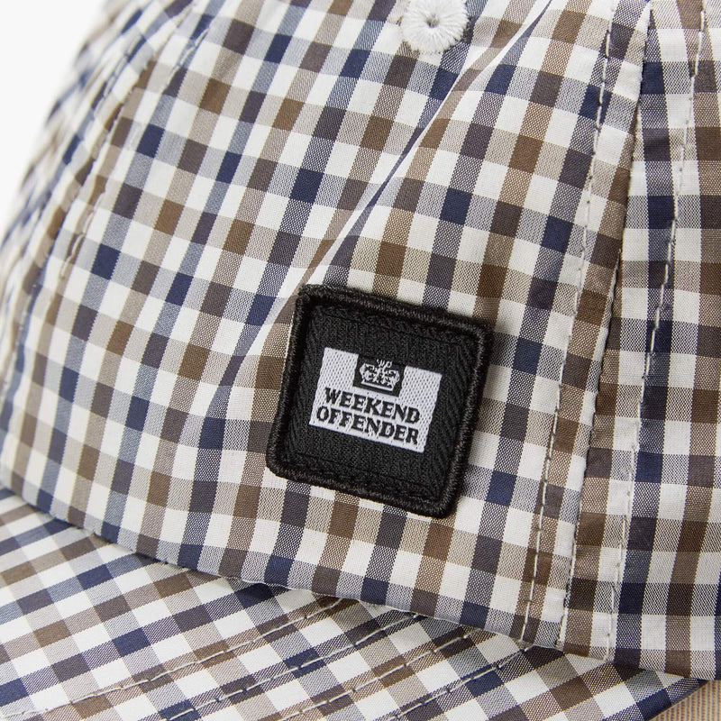 Weekend Offender Clay Nylon Check Mens Casuals Baseball Cap