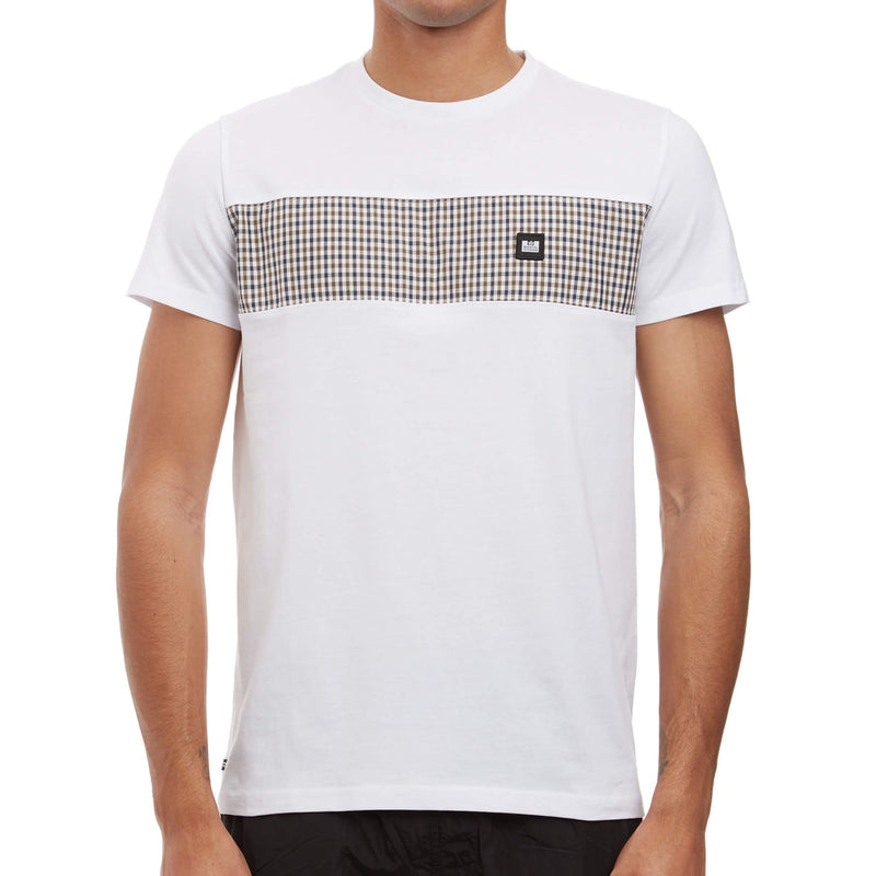 Weekend Offender House Check Panel Tee Kings Canyon WHITE