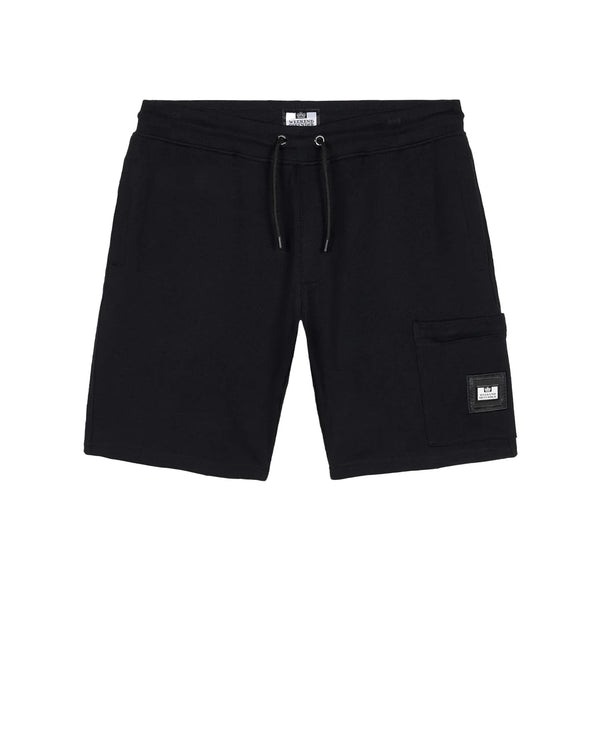 Weekend Offender Hawkins Comfort Short With Side Pocket - BLACK