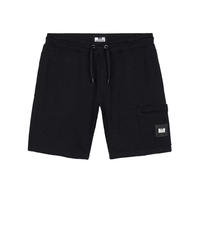 Weekend Offender Hawkins Comfort Short With Side Pocket - BLACK