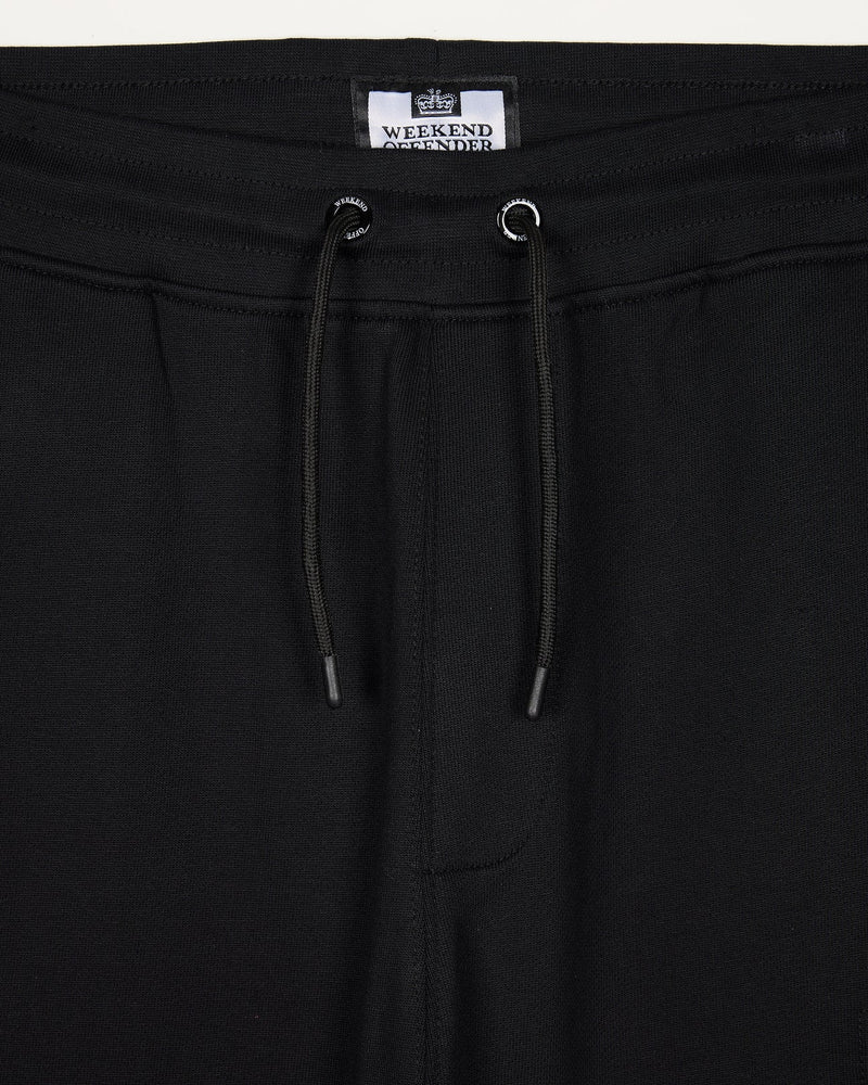 Weekend Offender Hawkins Comfort Short With Side Pocket - BLACK