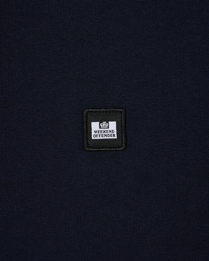 Weekend Offender House Check Detail Badge Sweat Cusco - NAVY