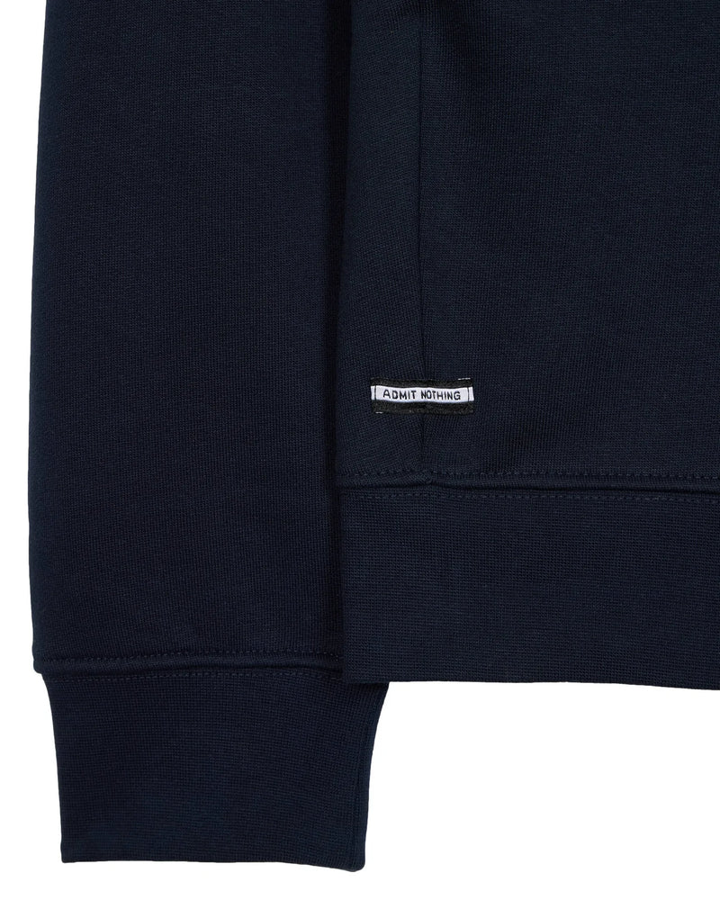 Weekend Offender House Check Detail Badge Sweat Cusco - NAVY