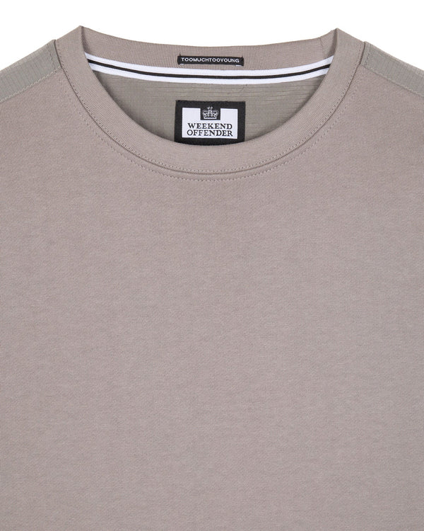 Weekend Offender Detail Badge Sweatshirt F Bomb SMOKE