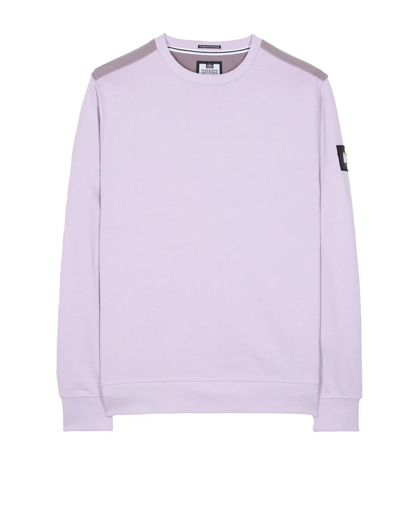 Weekend Offender Detail Badge Sweatshirt F Bomb WISTERIA