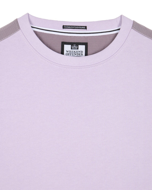 Weekend Offender Detail Badge Sweatshirt F Bomb WISTERIA