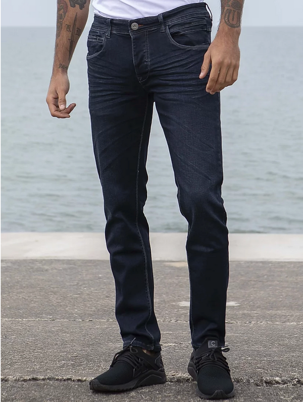 ETO | Designer Mens Reflex Super Skinny Dark Denim Jeans Em580