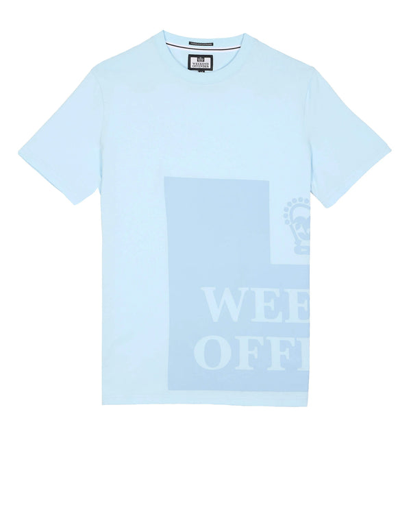 Weekend Offender Large tonal Prison tee Ryan MINERAL BLUE
