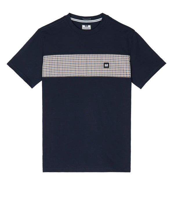 Weekend Offender House Check Panel Tee Kings Canyon NAVY