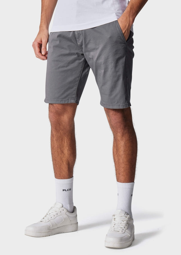 883 Police Gradini Chino Shorts LIGHT GREY