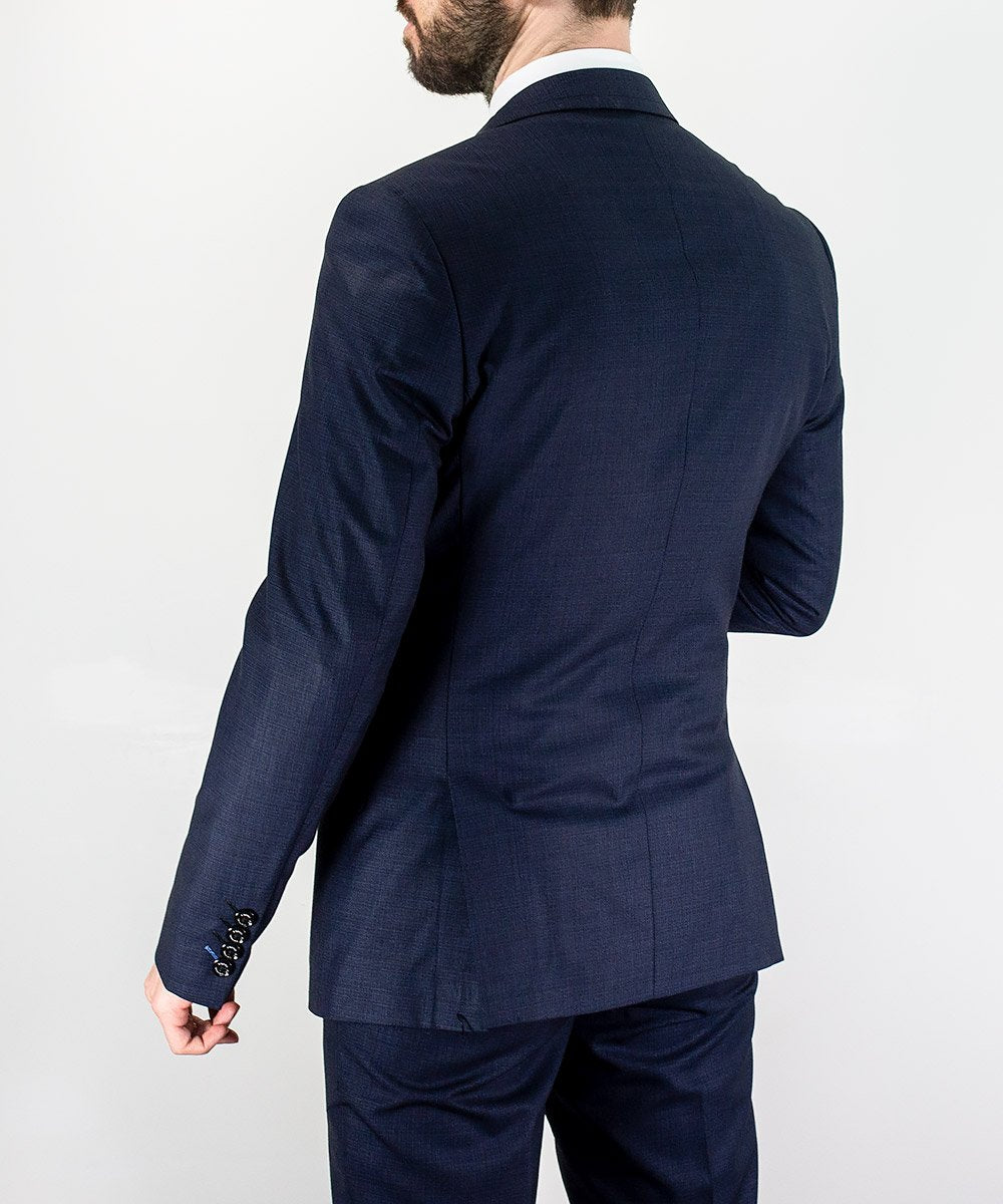 HOUSE OF CAVANI Seeba Slim Fit Blazer in Navy Blue