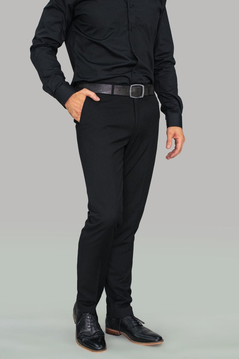 HOUSE OF CAVANI Marco Slim Fit Suit Blazer - BLACK