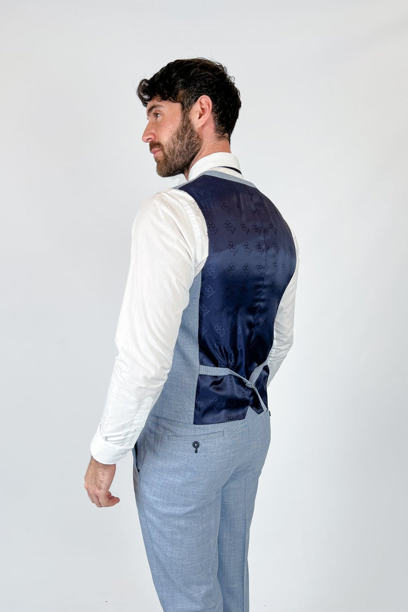 House of Cavani Miami collection SKY Blue - Waistcoat