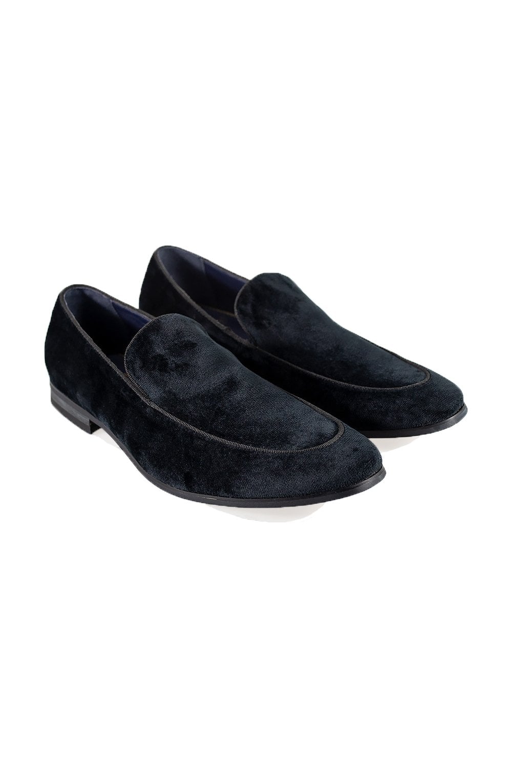 HOUSE OF CAVANI Milan Black Velvet Loafers