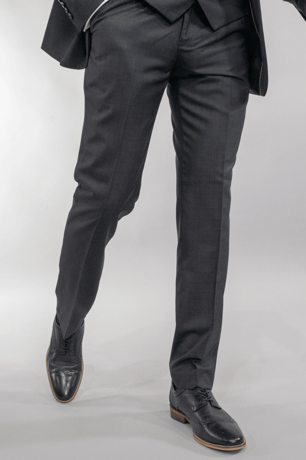 HOUSE OF CAVANI Seeba Slim Fit Trousers - Graphite Grey