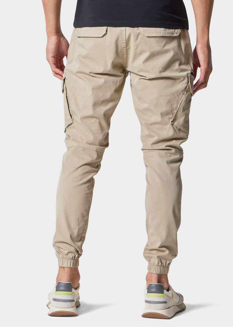 883 Police Kiraly Beige Cargo Pants