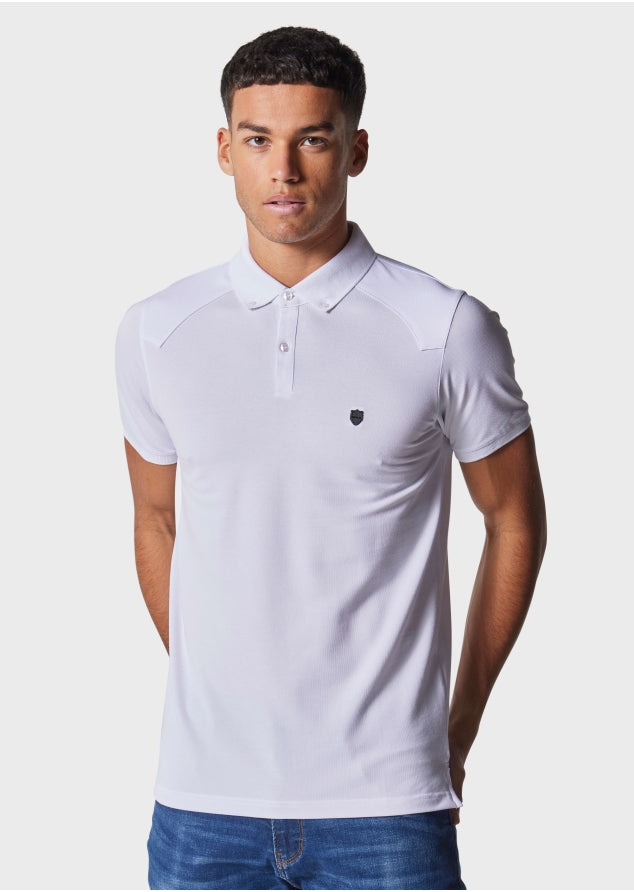 883 Police Noble Polo Shirt  - WHITE
