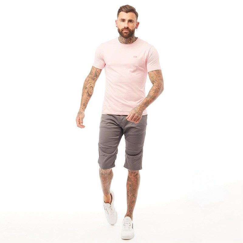 883 Police Hero Mens Cotton T-Shirt in Pink