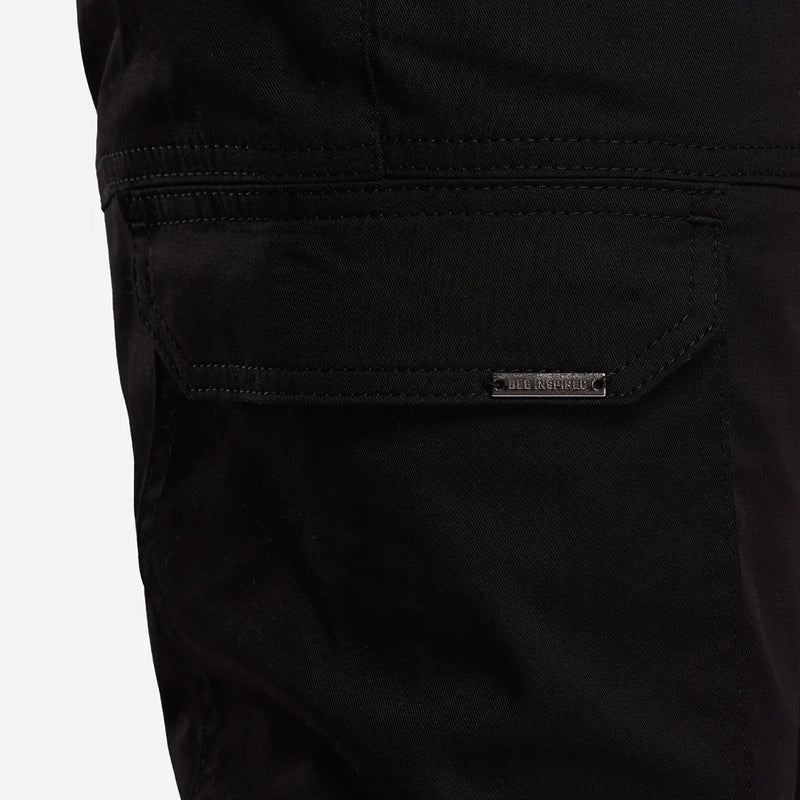 Bee Inspired RIVERO CARGO PANTS - BLACK