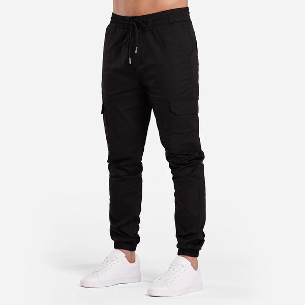 Bee Inspired RIVERO CARGO PANTS - BLACK