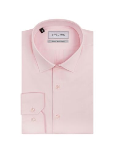 SPECTRE LUXURY SHIRTMAKER - SPECTRE GENE SHIRT - CLARET/WHITE