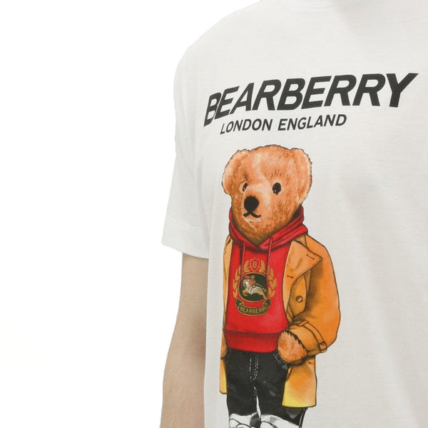 Sneaky Bear Bearberry t-shirt in WHITE